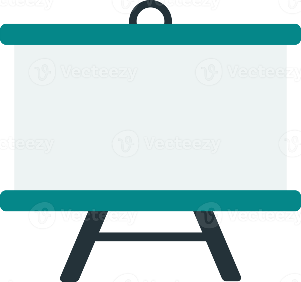 white board illustration in minimal style png