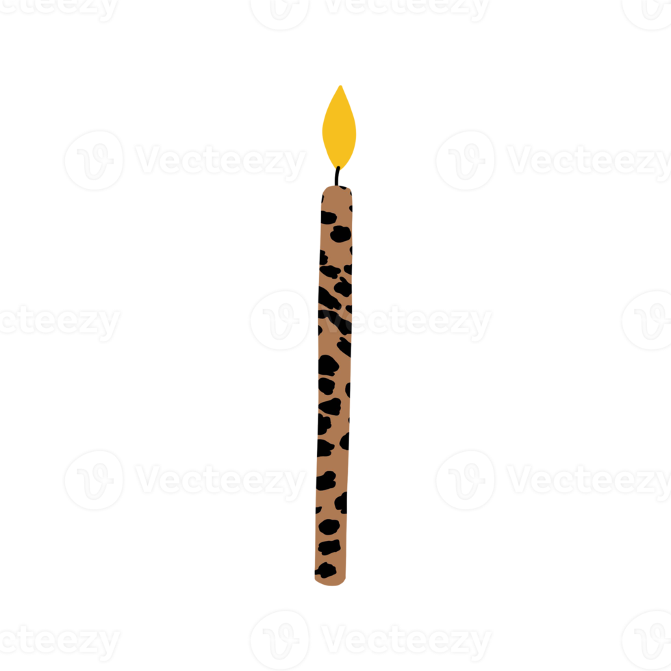 Cheetah Pattern Candle png