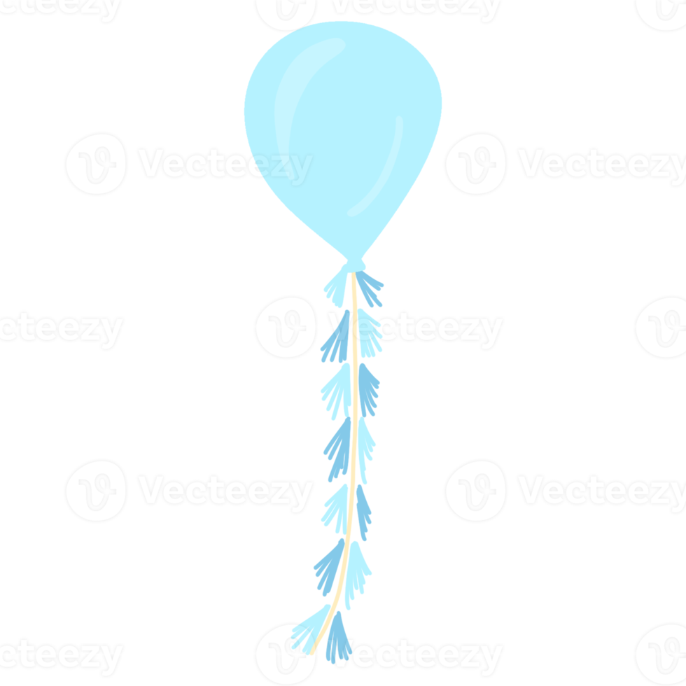 Blue Party Balloon png