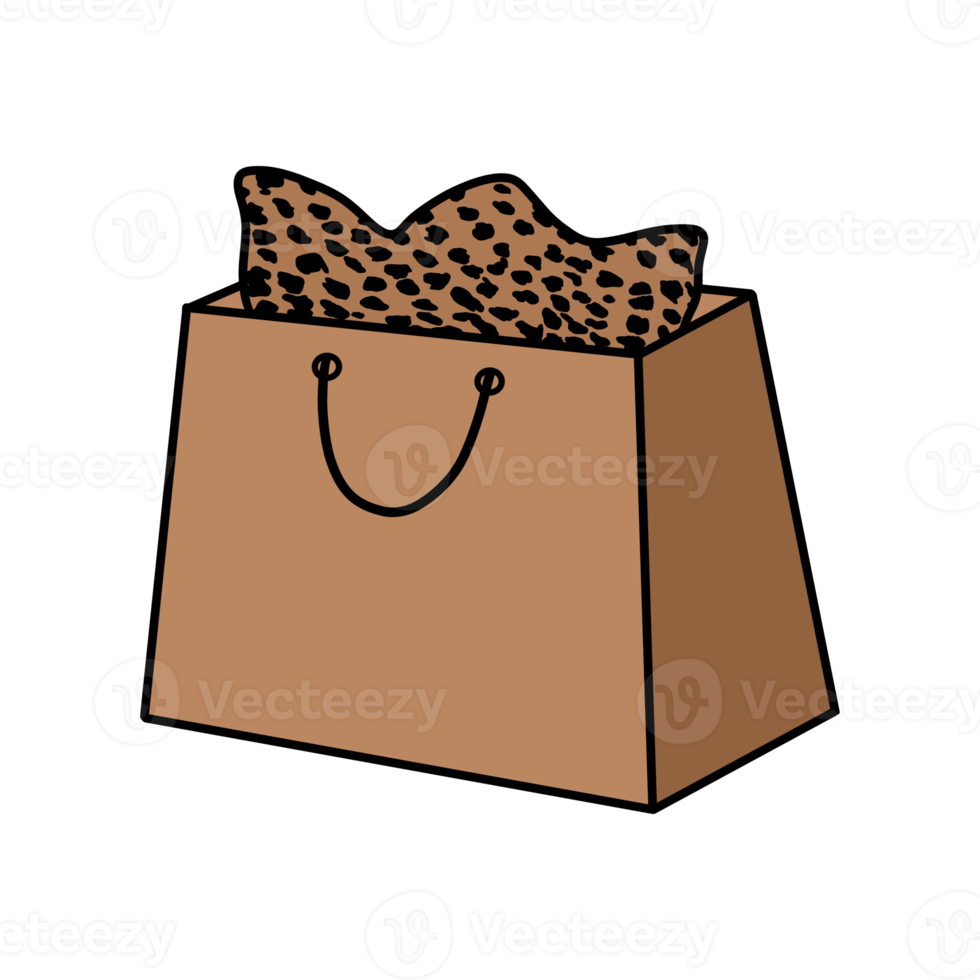 Cheetah Print Shopping Bag 14967487 PNG