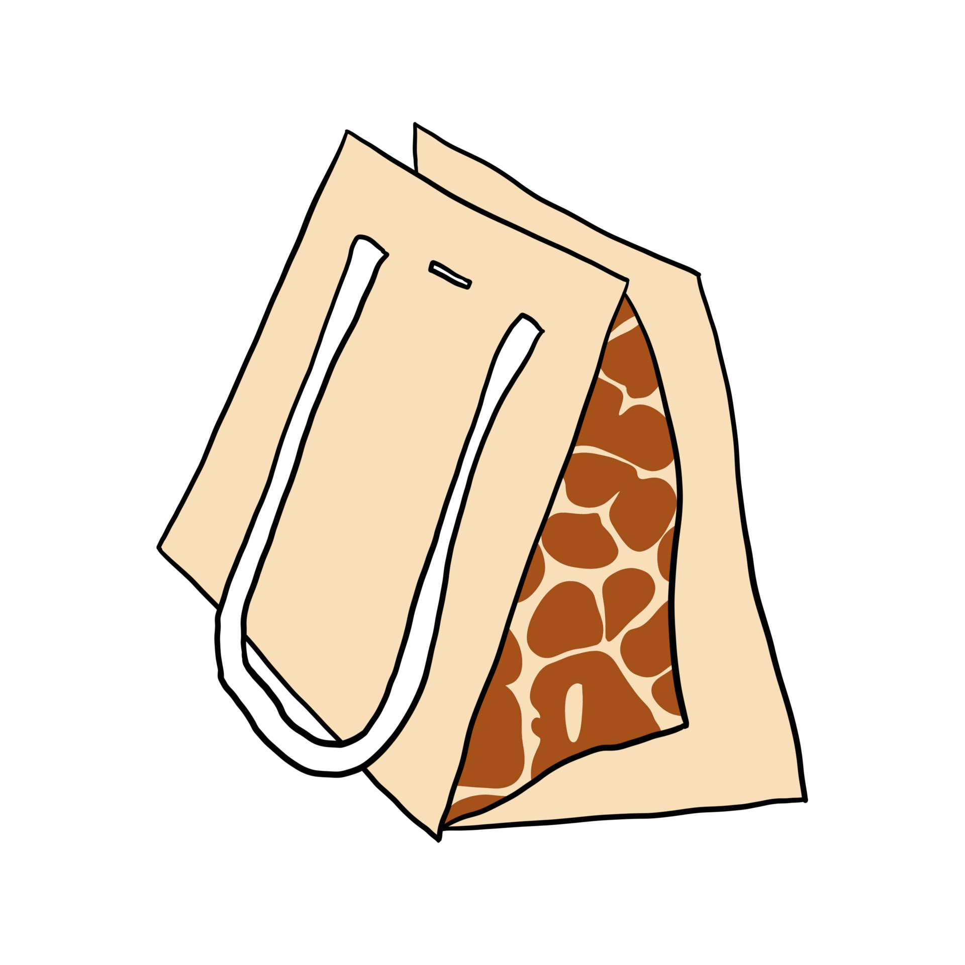 Free Giraffe Pattern Shopping Bag 14967490 PNG with Transparent Background