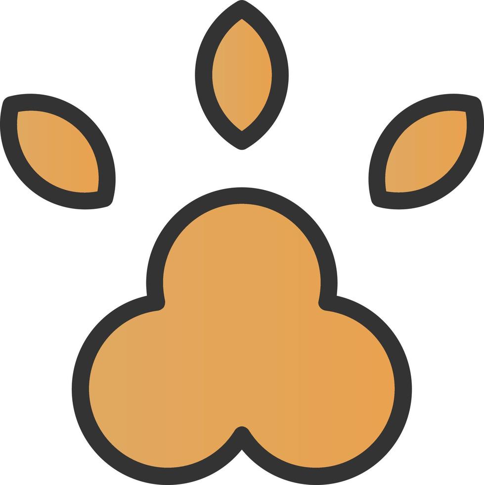 Paw Vector Icon Design