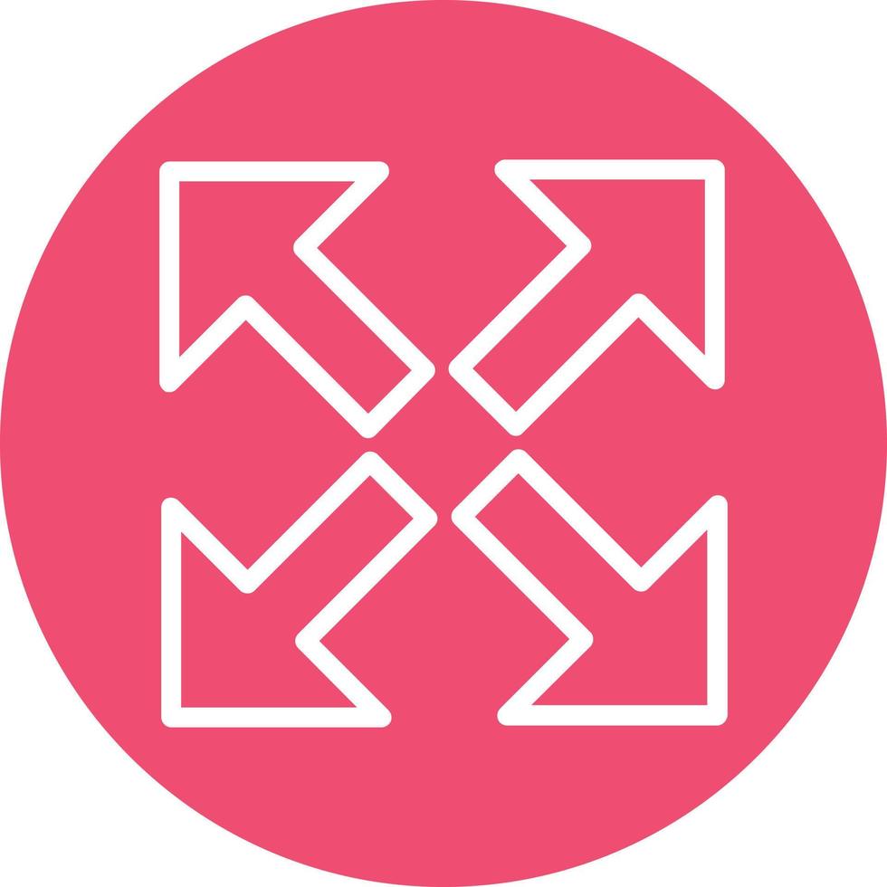 Expand Arrows Alt Vector Icon Design