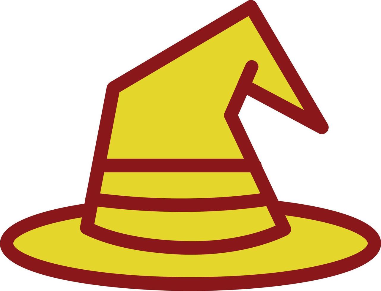 diseño de icono de vector de asistente de sombrero