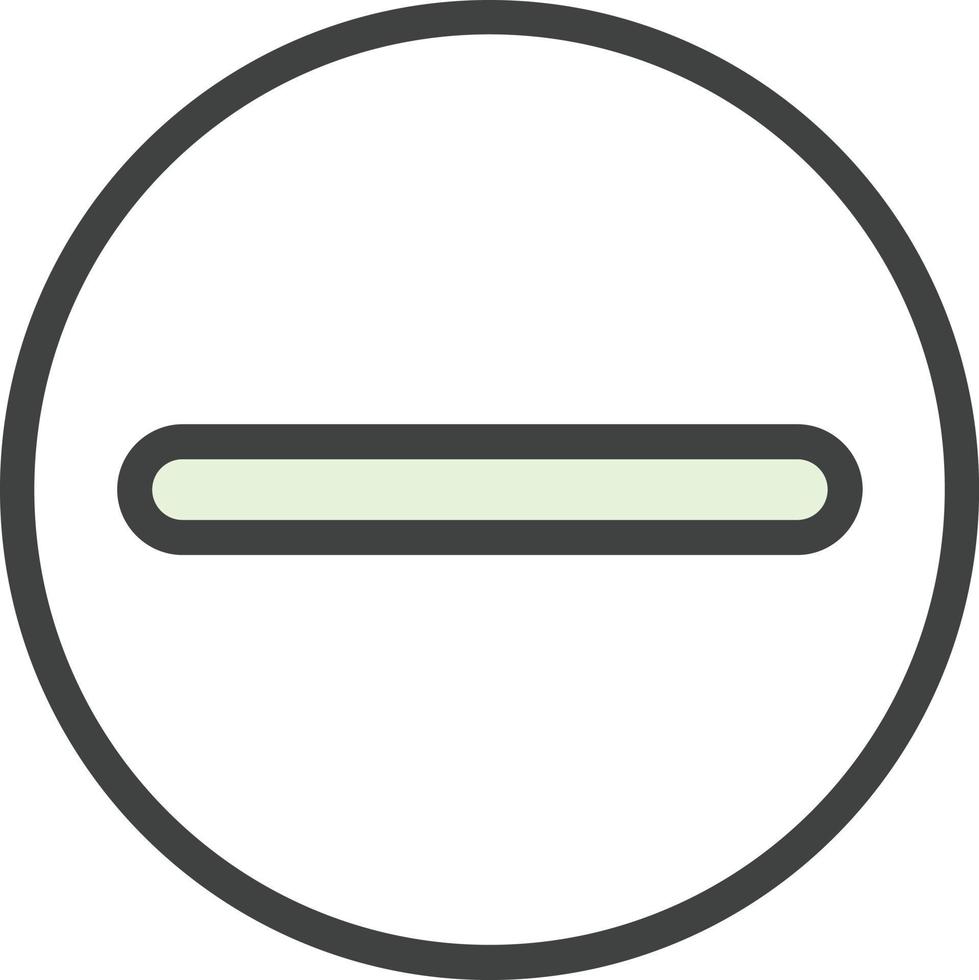 Minus Circle Vector Icon Design