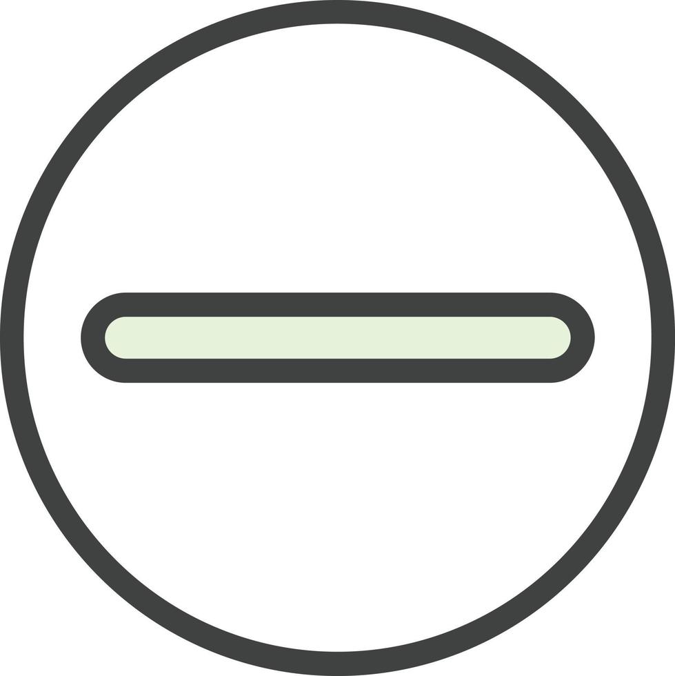 Minus Circle Vector Icon Design