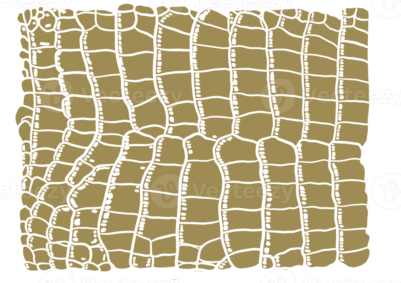 Gold Aligator Pattern png