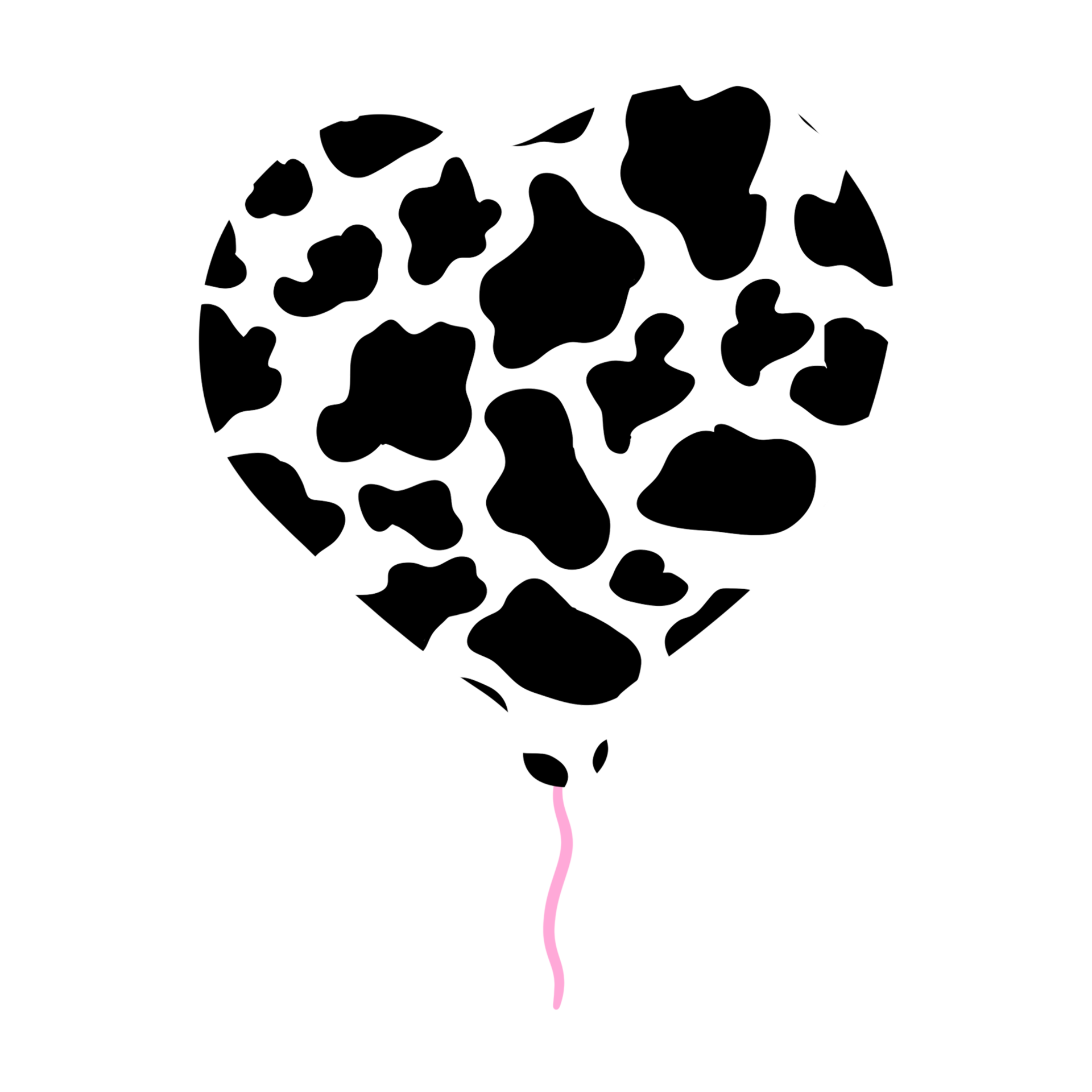 cow-pattern-heart-balloon-14967813-png