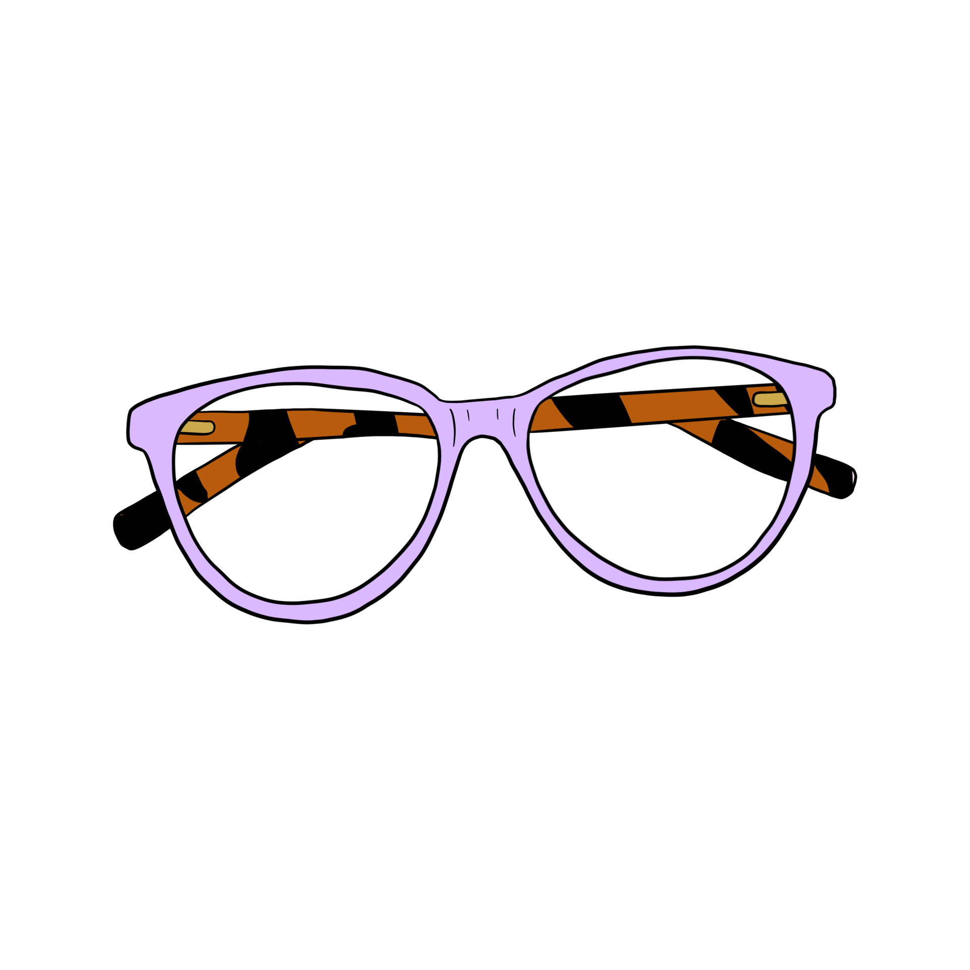tiger-pattern-glasses-14967826-png