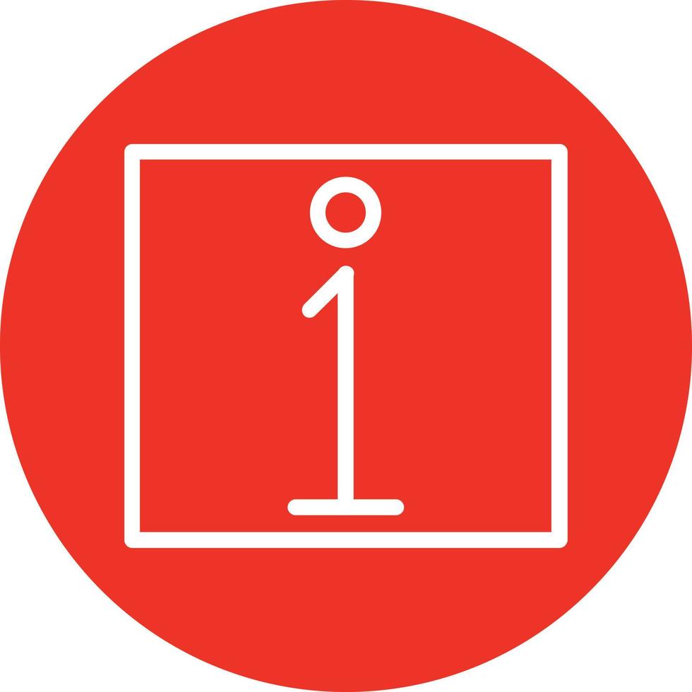 Info Vector Icon Design