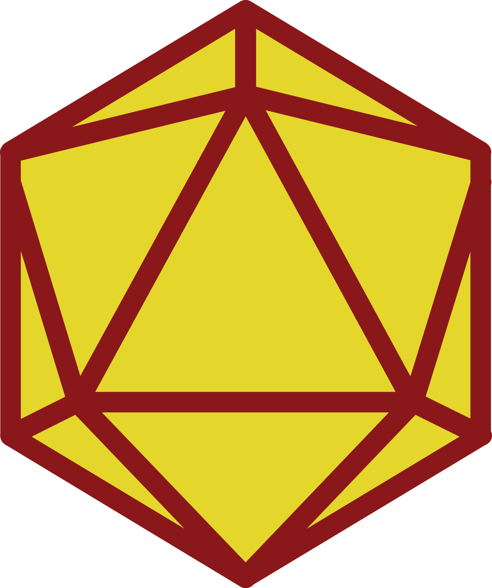 Dice D20 Vector Icon Design 14967906 Vector Art at Vecteezy