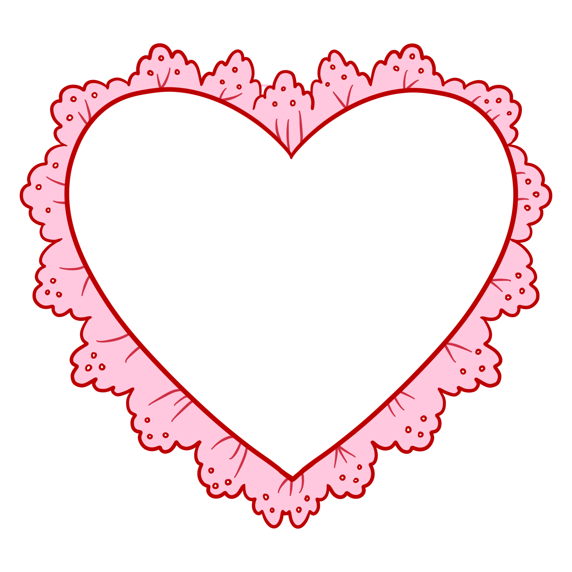 Pink Heart Frame 14967951 PNG
