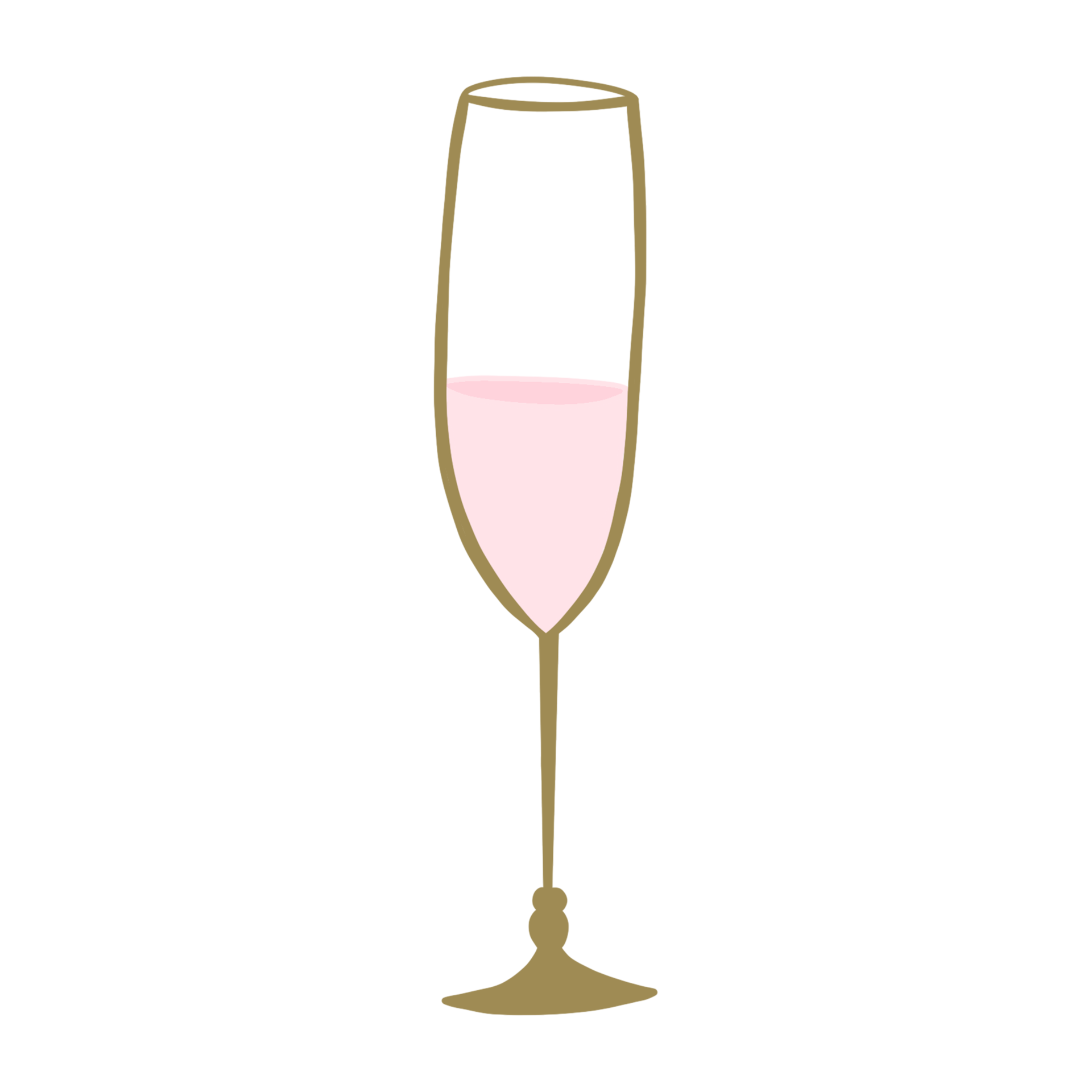 Free Gold Wine Glass 14967953 PNG with Transparent Background