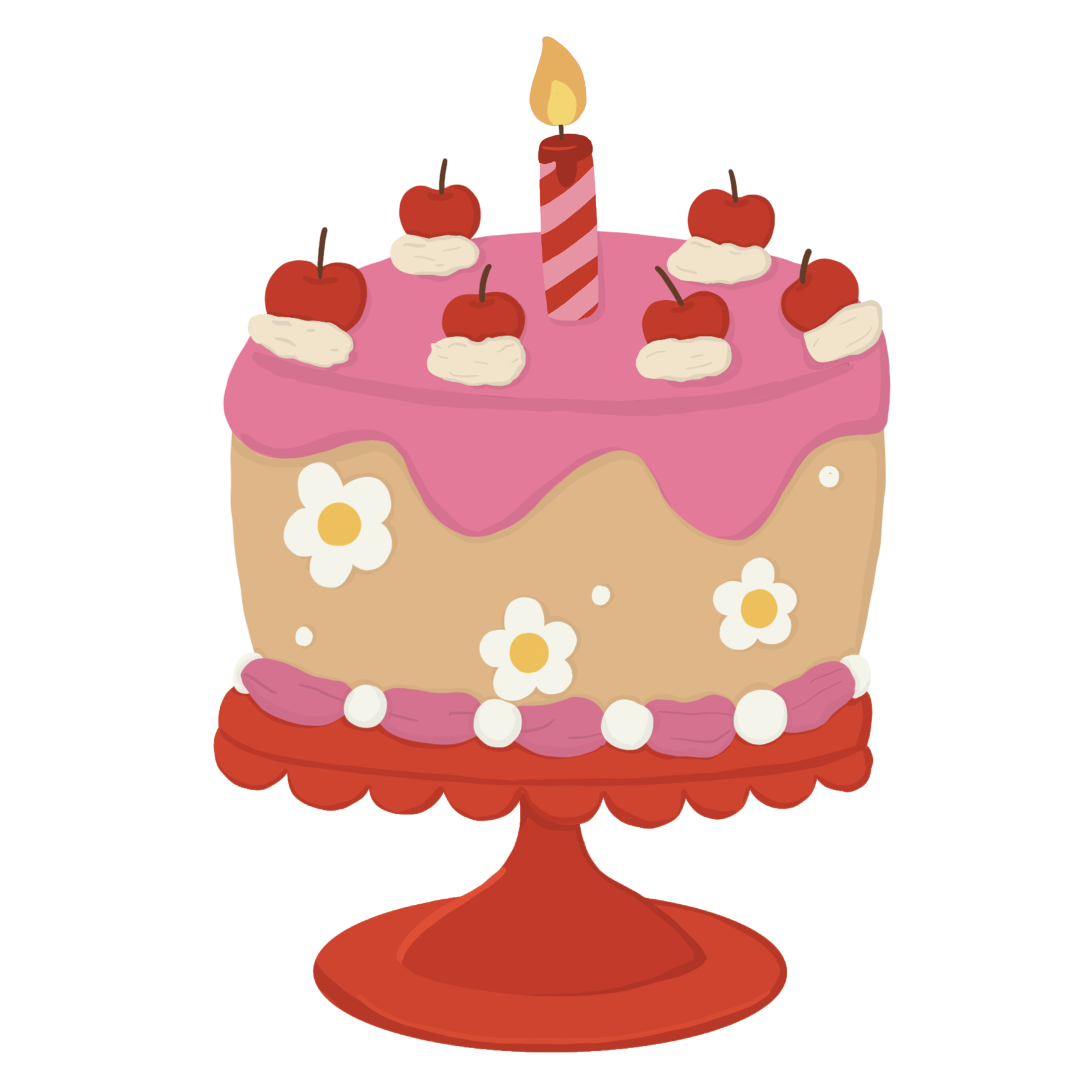 Discover more than 85 pink birthday cake png - in.daotaonec