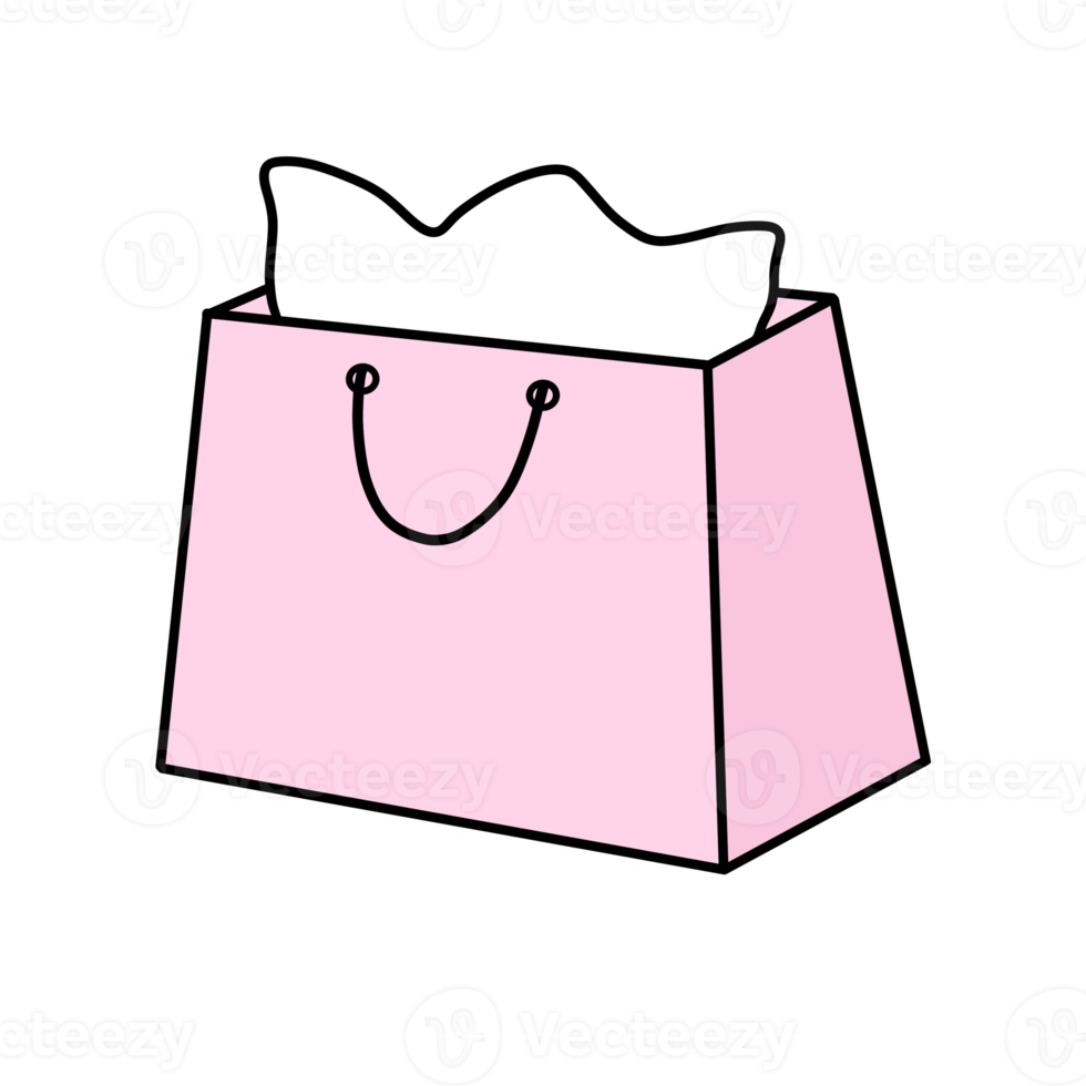 Pink Shopping Bag png