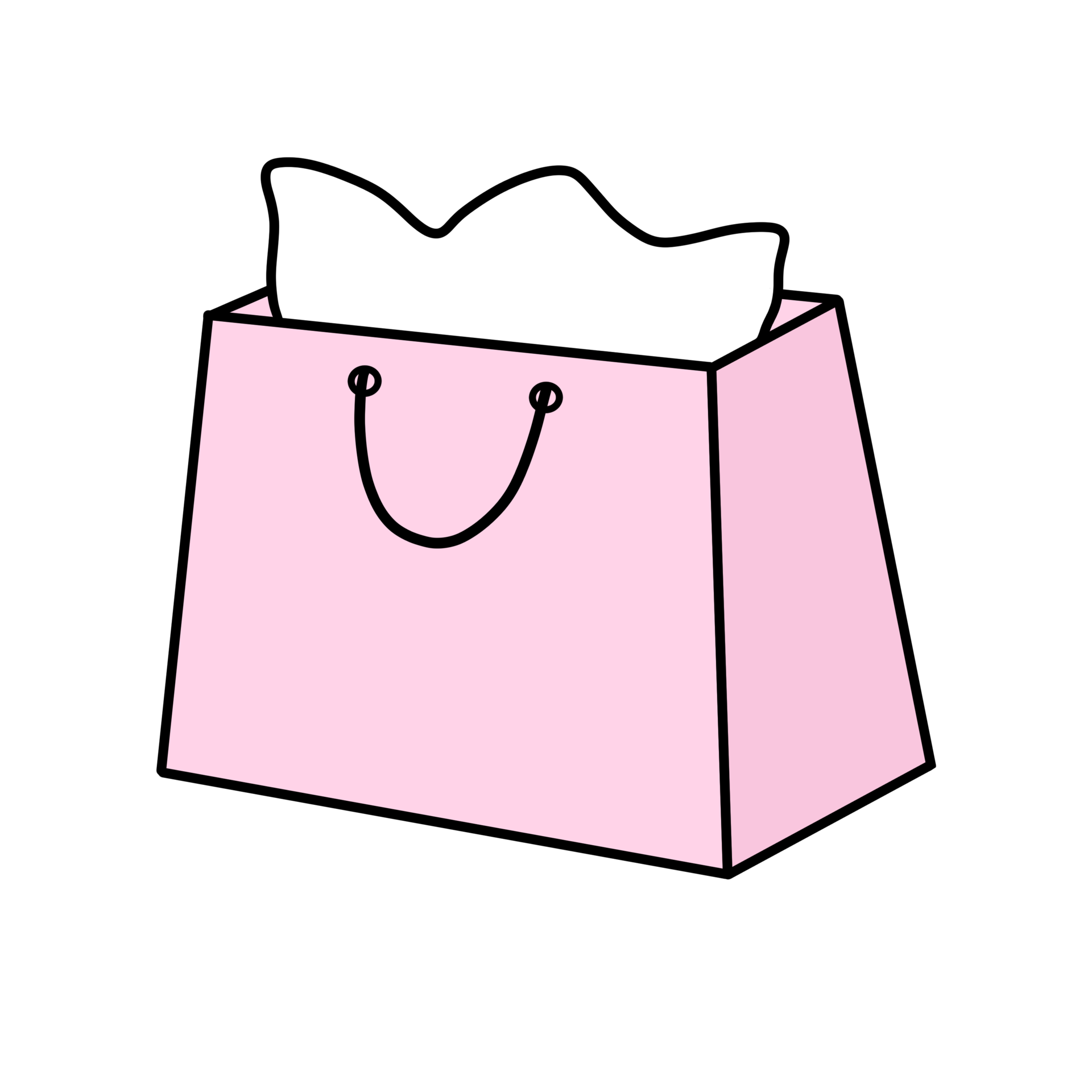 Pink Shopping Bag 14968397 PNG