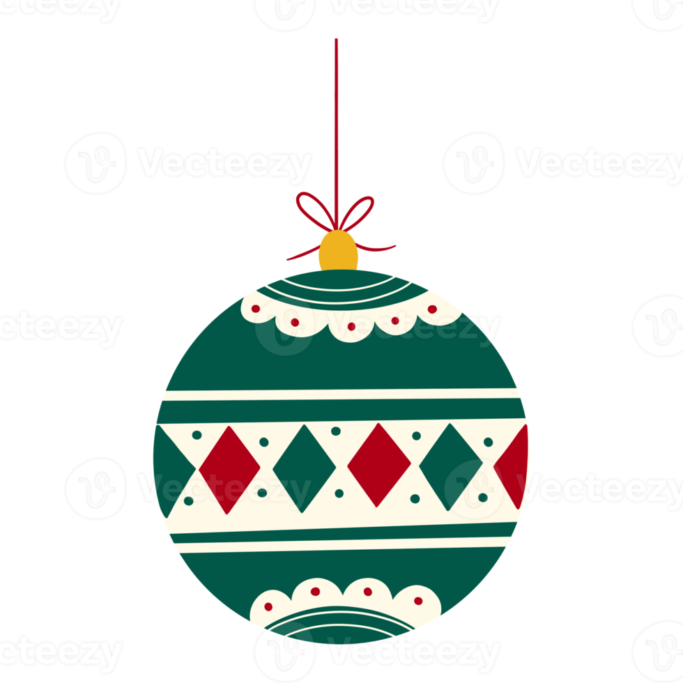 grüne Weihnachtskugel 14968350 PNG