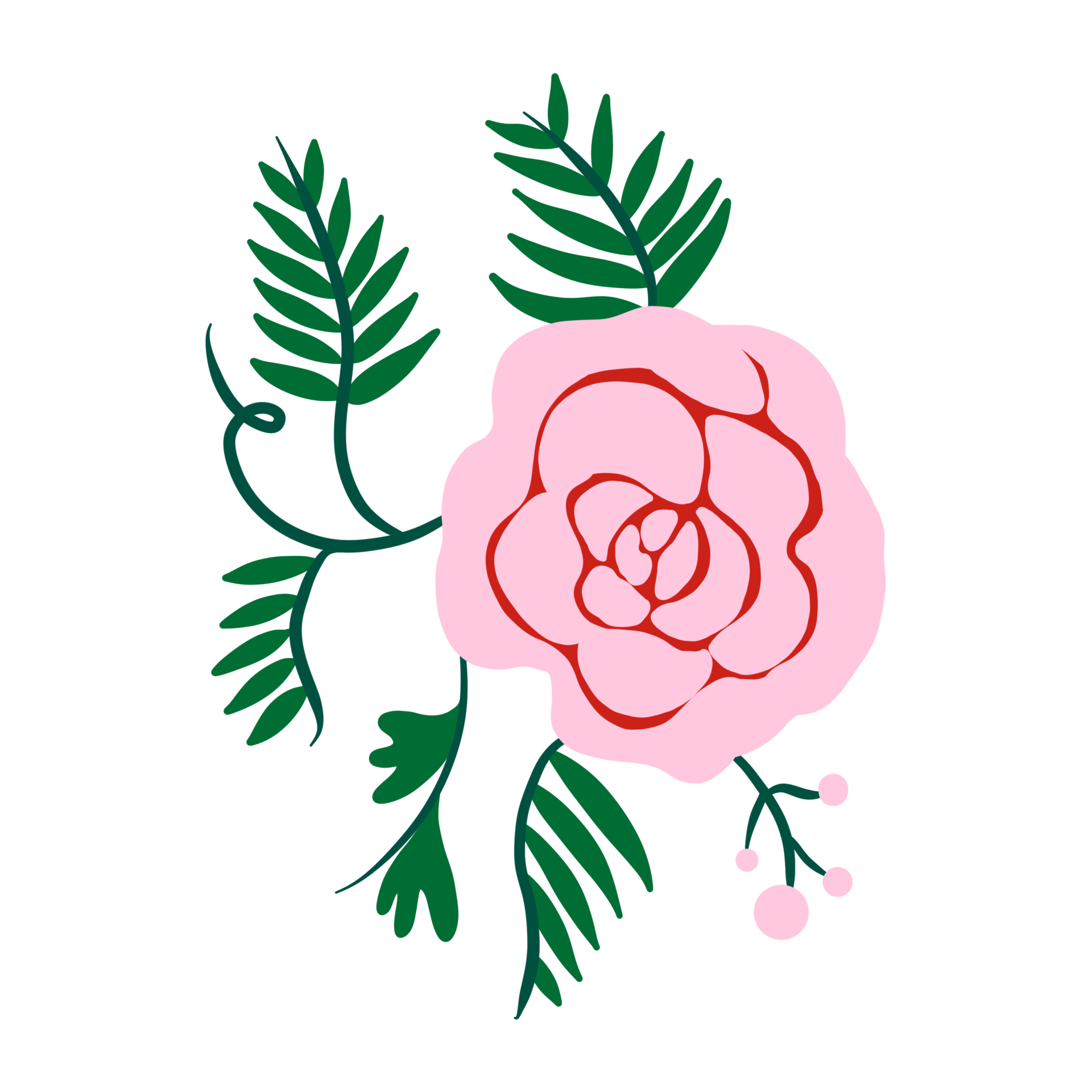 Free Pink Rose Decoration 14968353 PNG with Transparent Background