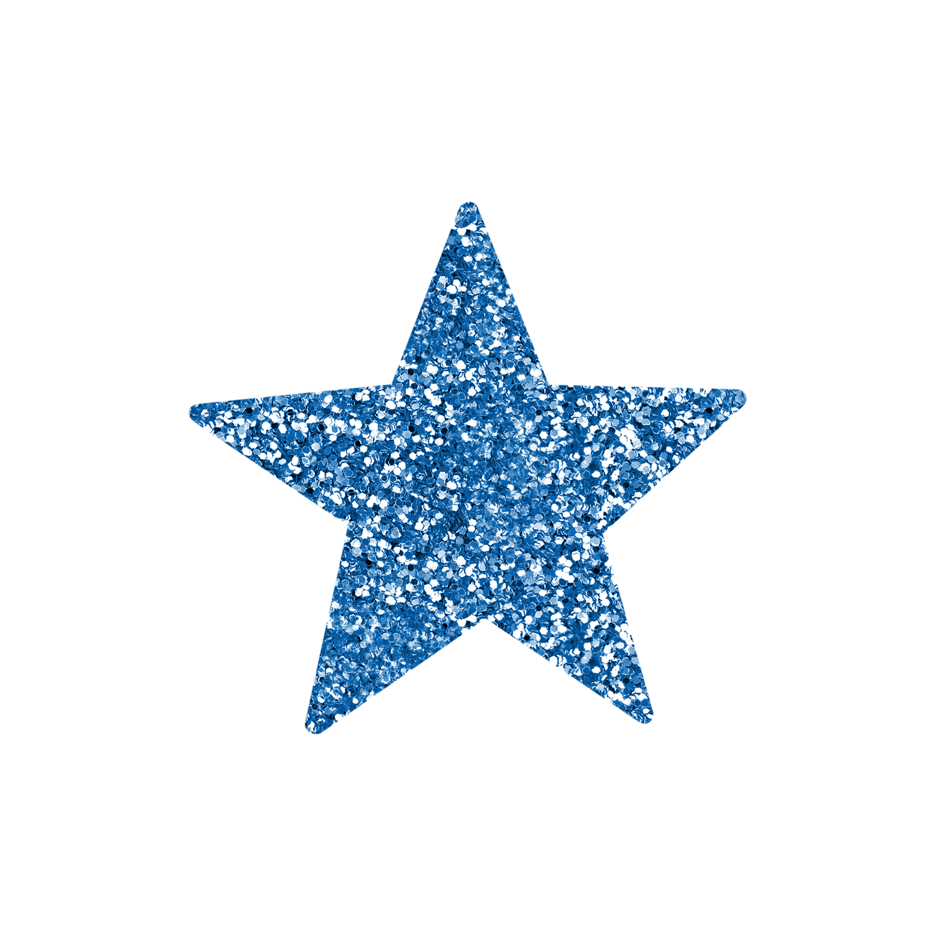 Blue Glitter Star 14968374 Png