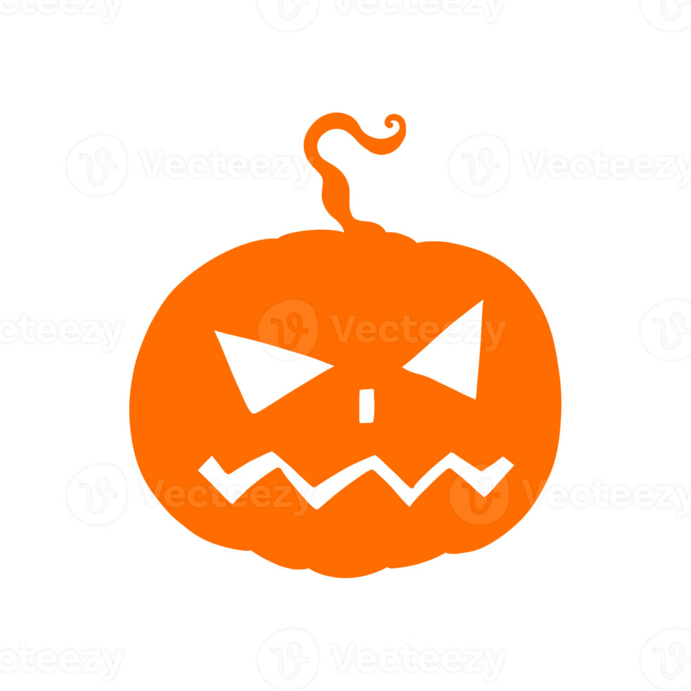 Orange Halloween Pumpkin png