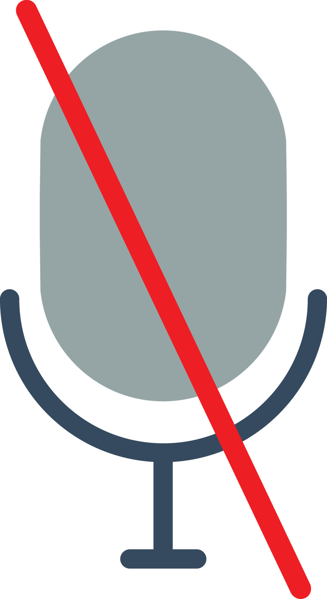 Microphone Slash Vector Icon Design 14968449 Vector Art at Vecteezy