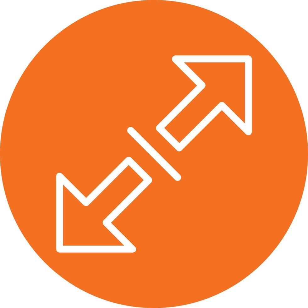 Expand Alt Vector Icon Design