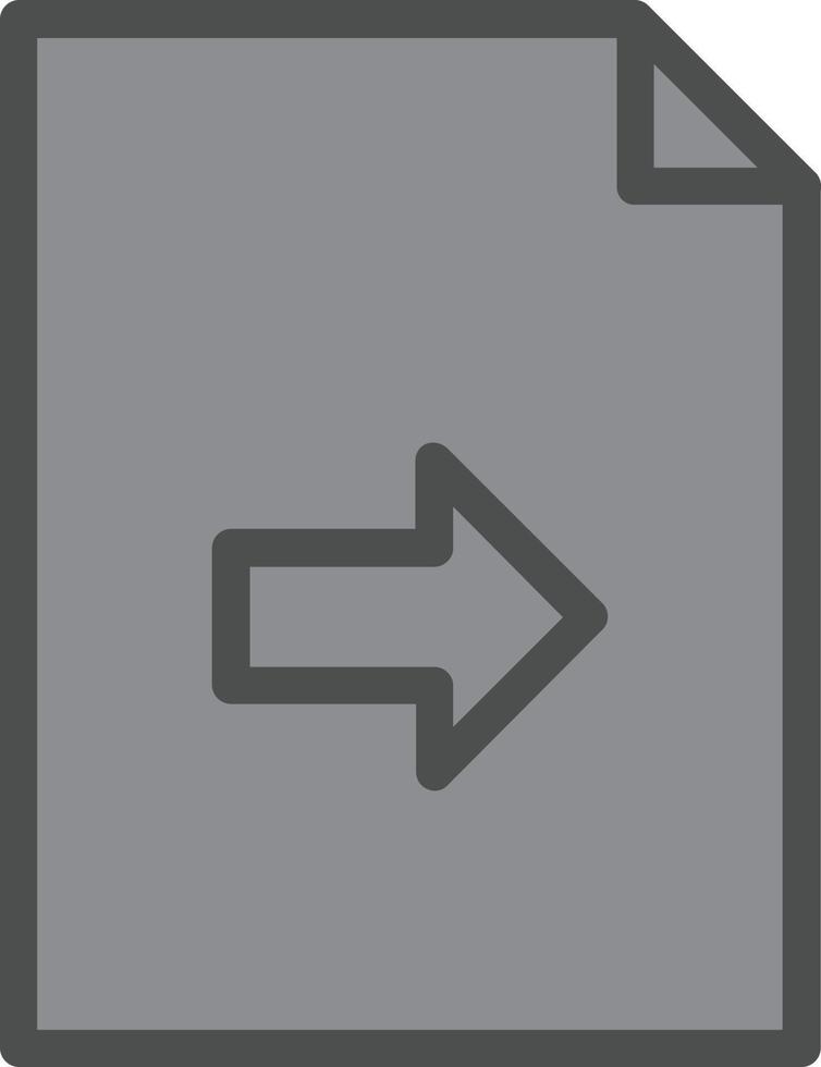File Export Vector Icon Design
