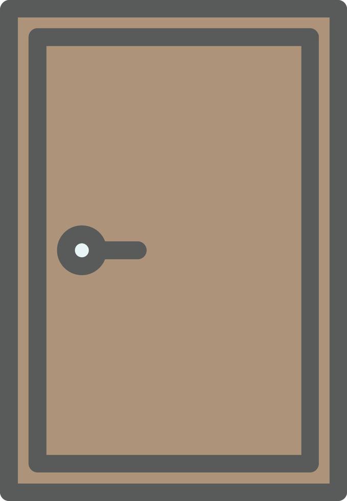 Door Closed Vector Icon Design