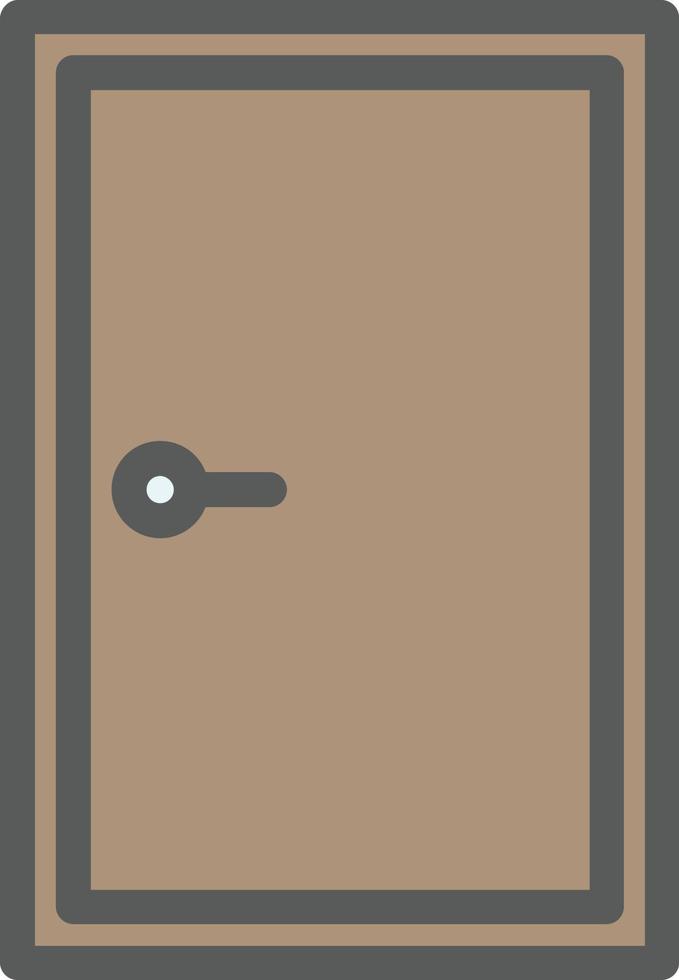 diseño de icono de vector de puerta cerrada