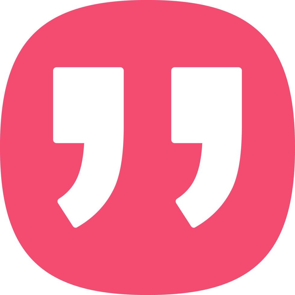 Quote Right Vector Icon Design