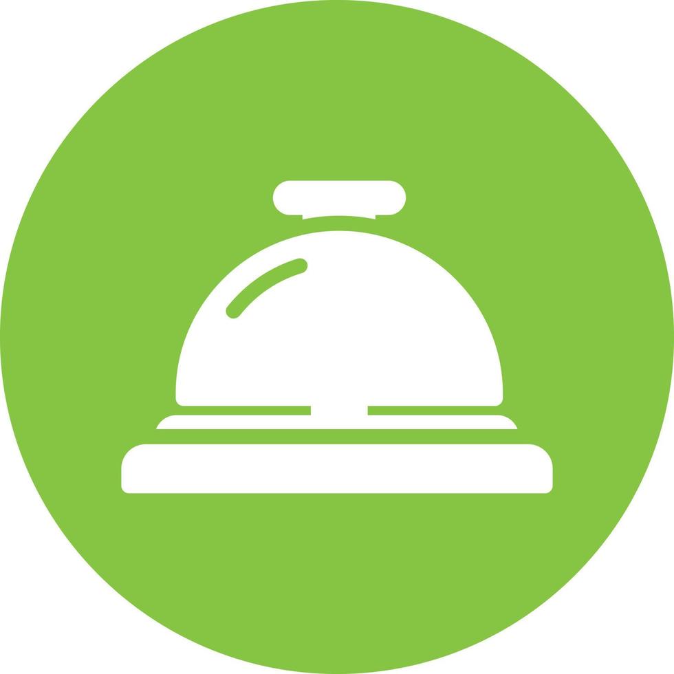 Concierge Bell Vector Icon Design