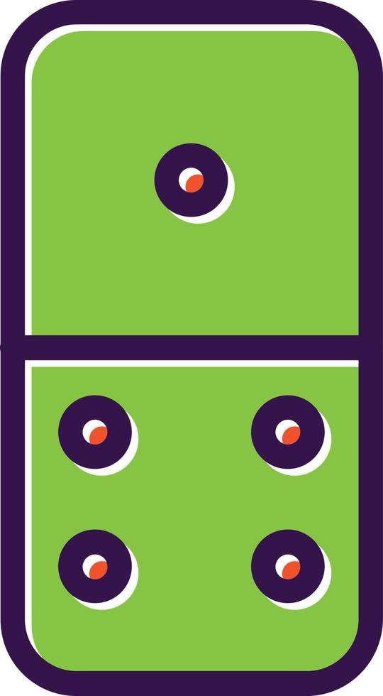 Dice Vector Icon Design