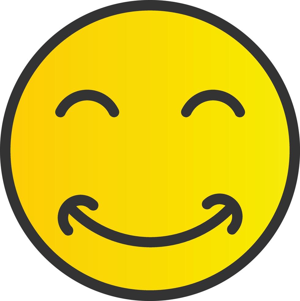 Grin Beam Vector Icon Design
