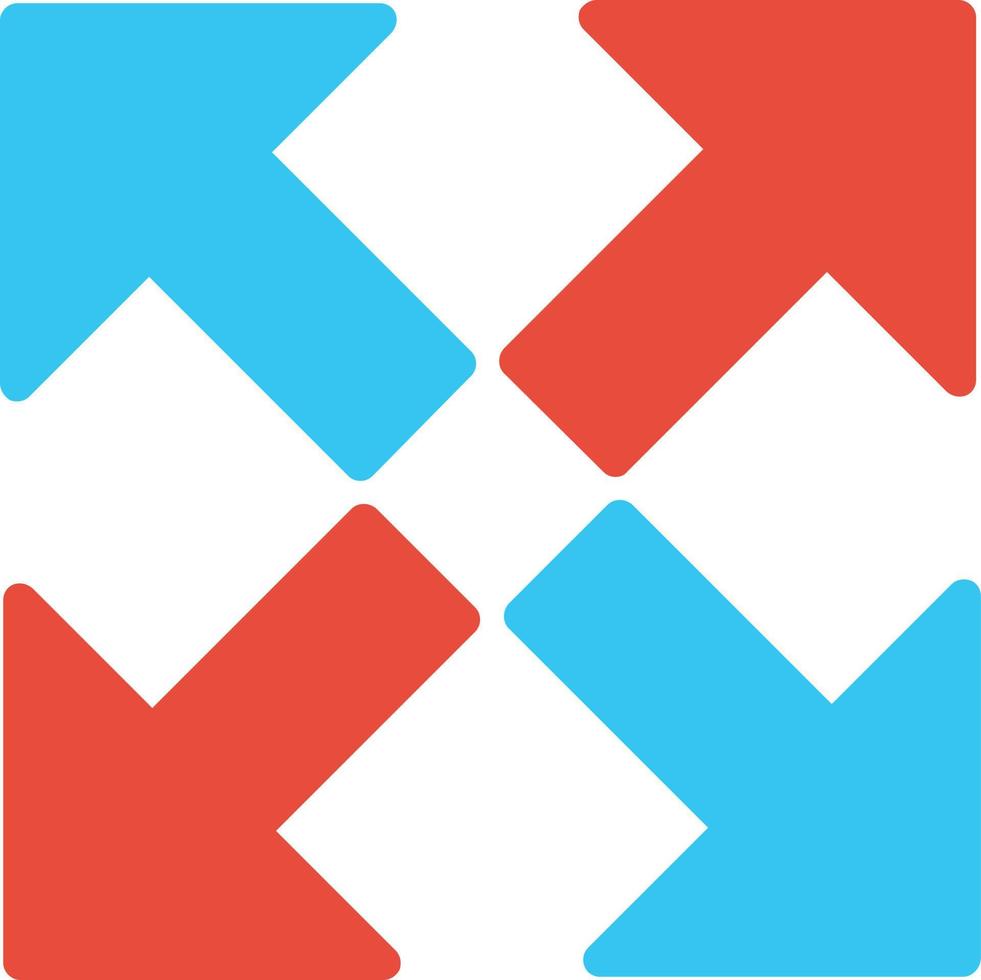 Expand Arrows Alt Vector Icon Design