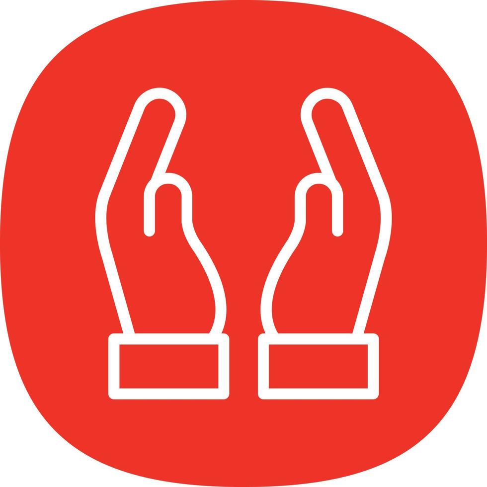 Hand Holding Vector Icon Design