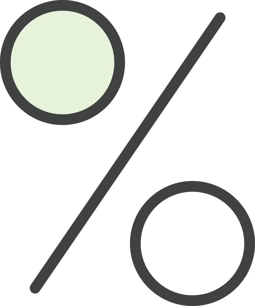 Percent Vector Icon Design