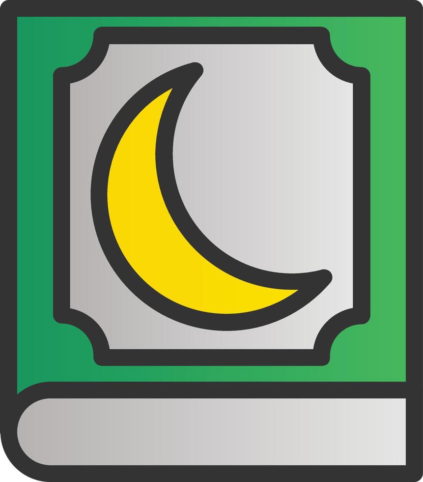 diseño de icono de vector de corán