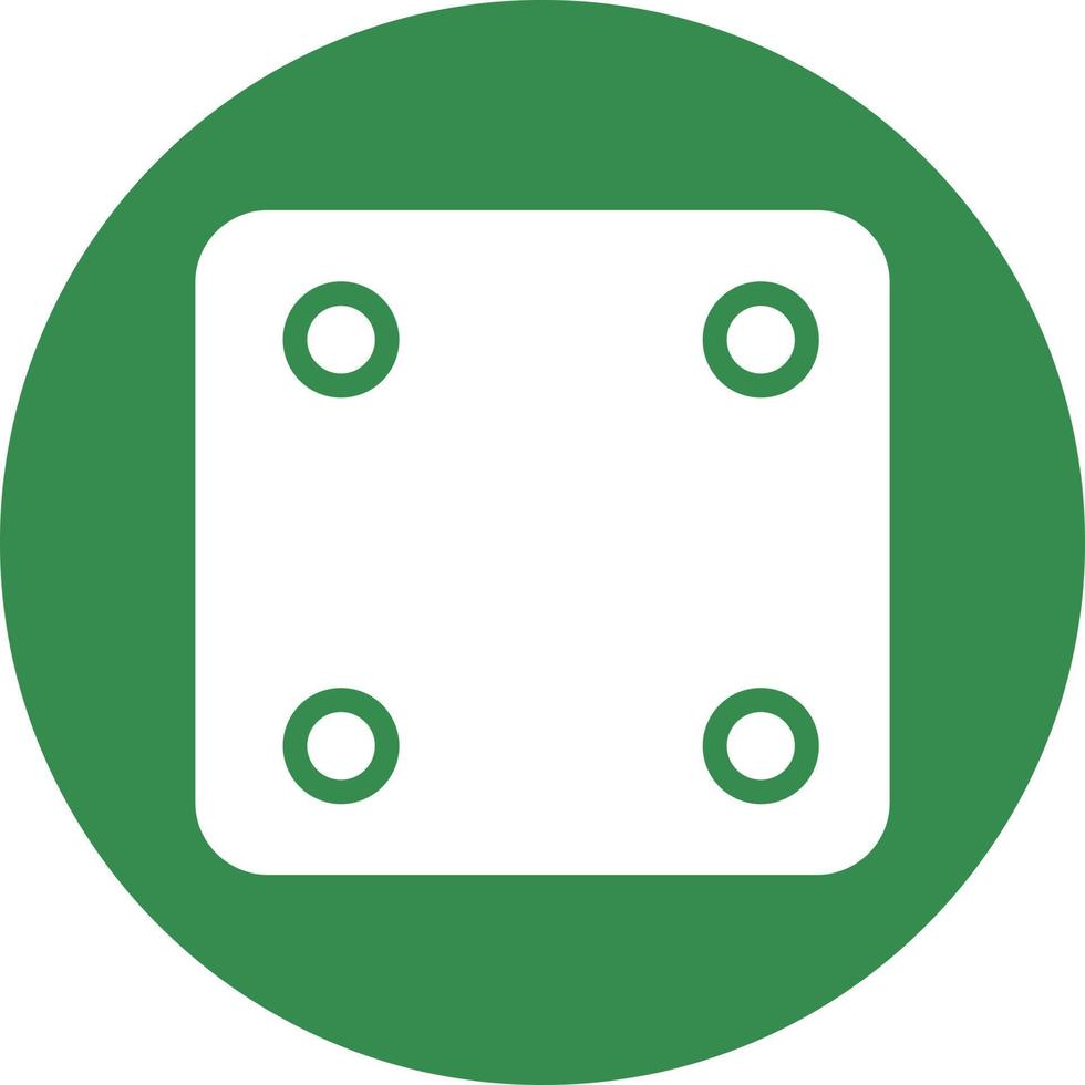 Dice Four Vector Icon Design