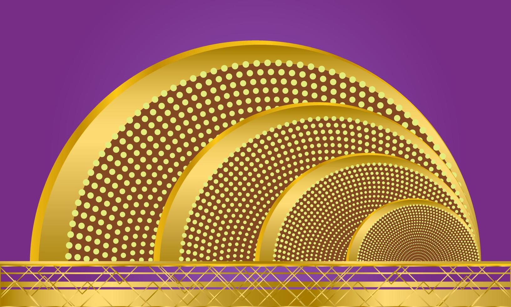 abstract background with golden elements vector