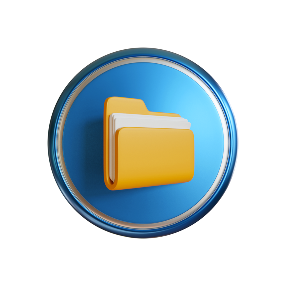 3d file icon for your websites png