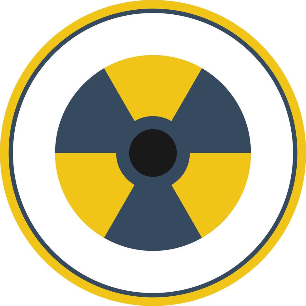 Radiation Alt Vector Icon Design