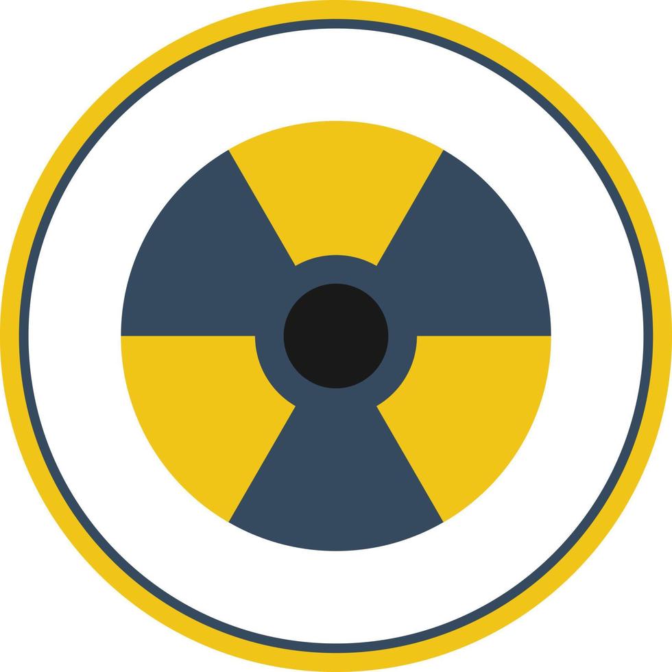 Radiation Alt Vector Icon Design