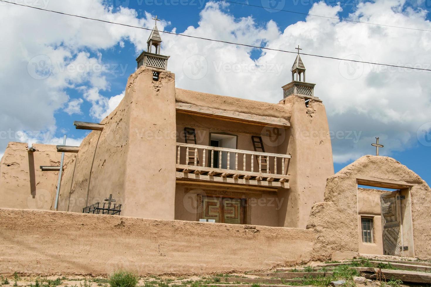 iglesia de san jose de gracia en las trampas, nuevo mexico foto