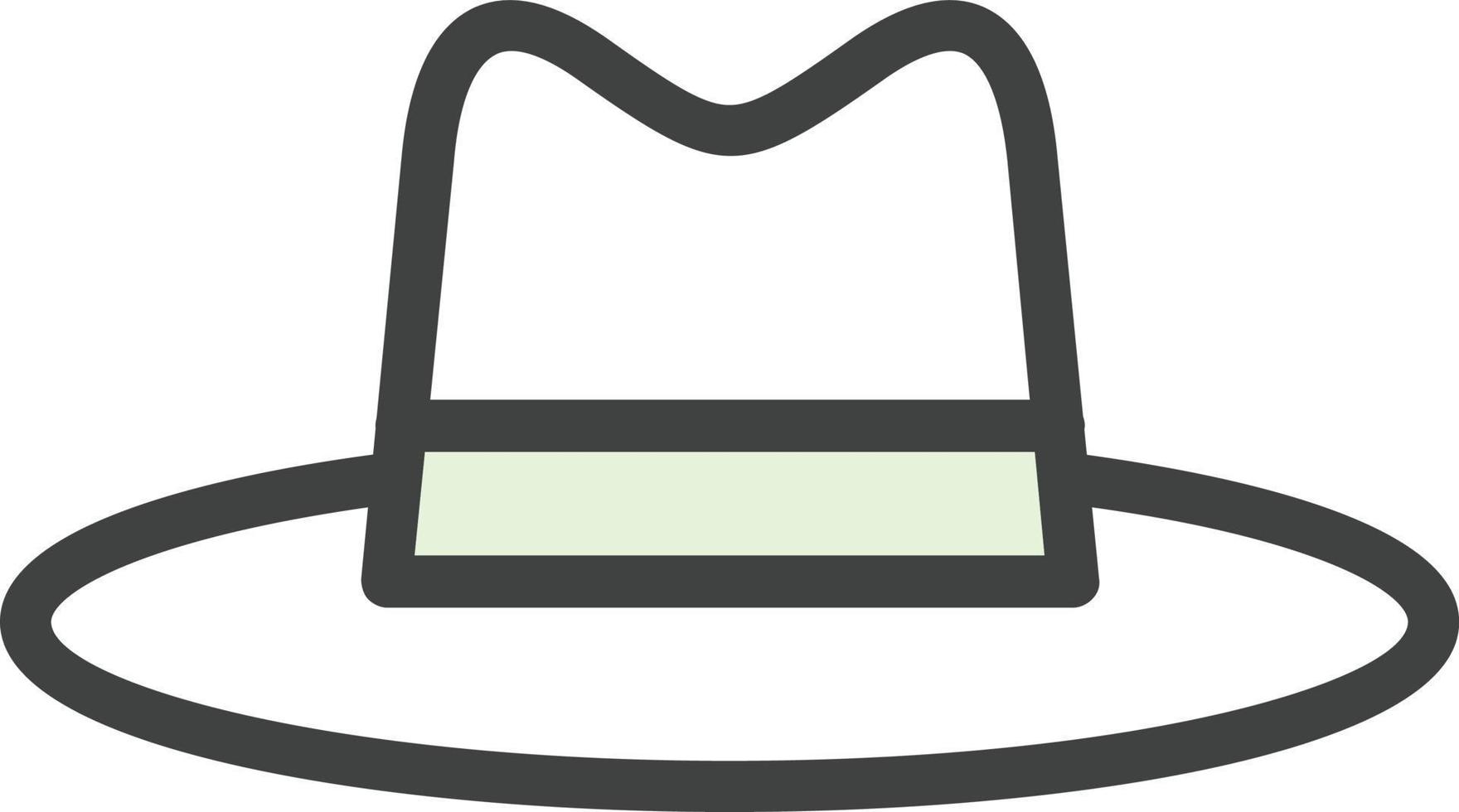 Hat Cowboy Side Vector Icon Design