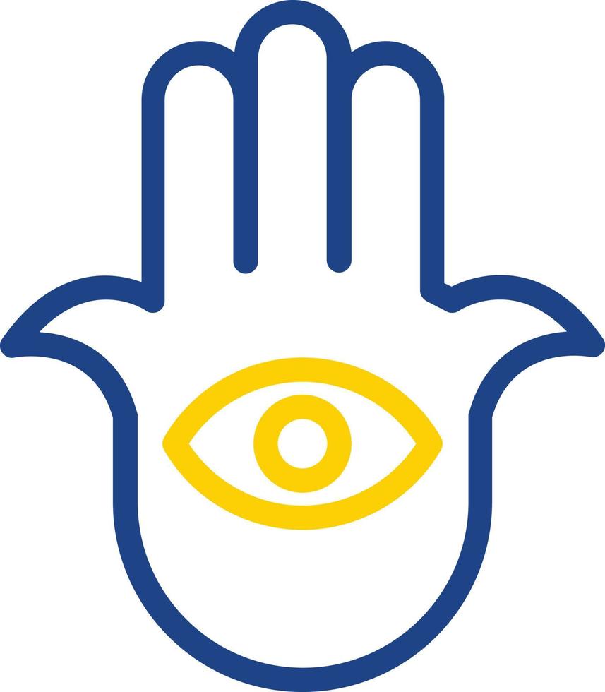 Hamsa Vector Icon Design