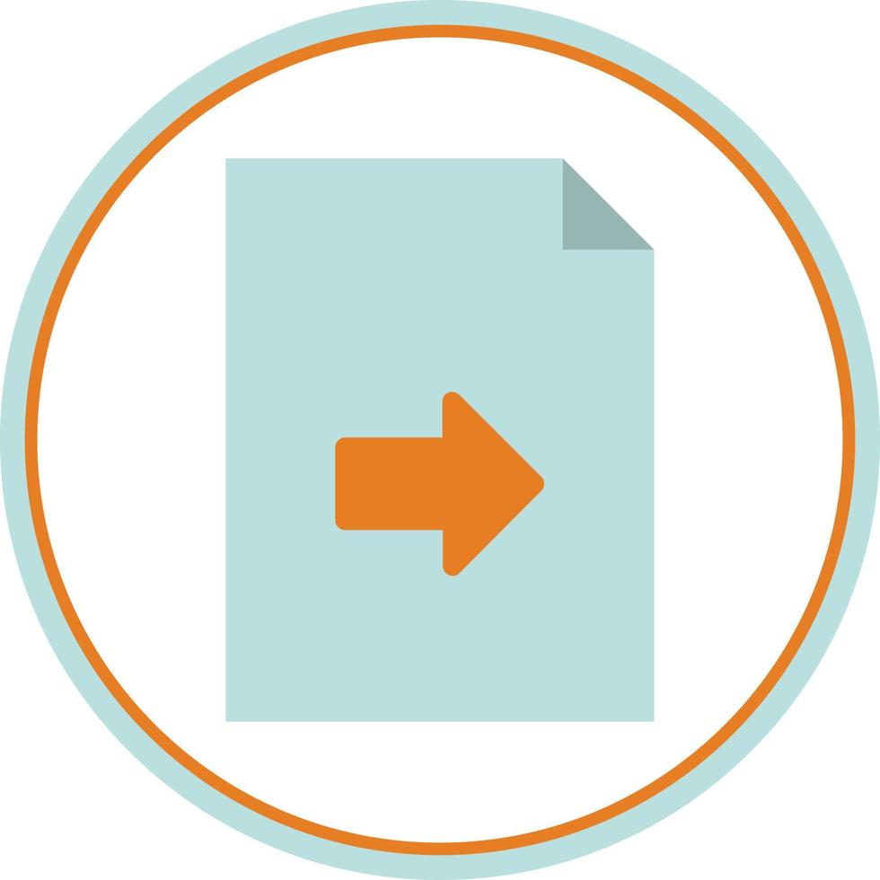 File Export Vector Icon Design