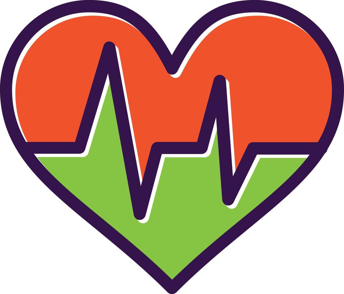 Heartbeat Vector Icon Design