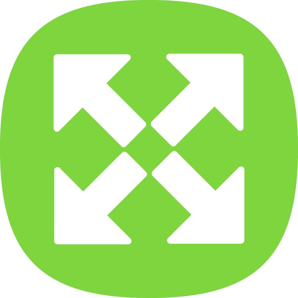 Expand Arrows Alt Vector Icon Design