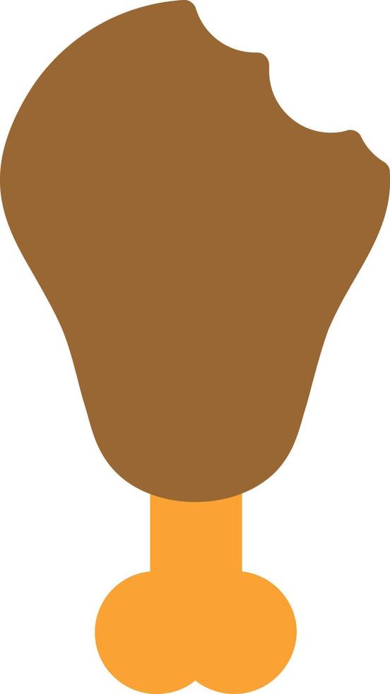 Drumstick Bite Vector Icon Design