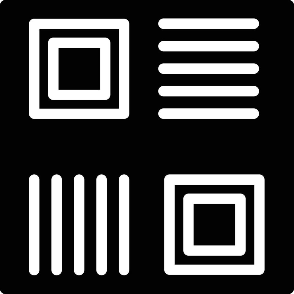 Qrcode Vector Icon Design